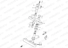 47 - STEERING STEM (MODEL N/P/R/S)