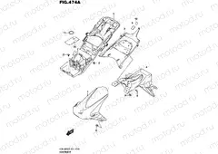 474A - REAR FENDER (GSX-R600L5 E21)