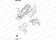 474A - REAR FENDER (GSX-R750L5 E03)