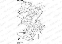 474A - REAR FENDER (GSX1300RAL7 E02)