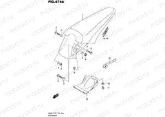 474A - REAR FENDER (RM85L5 P03)