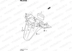 474A - REAR FENDER (UH200AL5 P28)