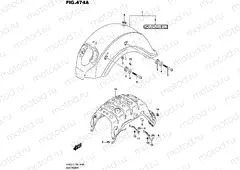 474A - REAR FENDER (VL800L5 E02)