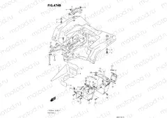 474B - REAR FENDER (LT-A500XPM0 P24)