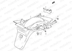 47A - REAR FENDER (MODEL K1/K2)
