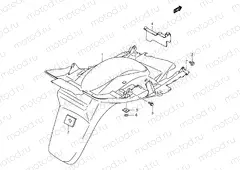 47A - REAR FENDER (MODEL K1/K2)