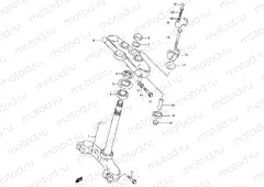 47A - STEERING STEM (GSF1200SAV/SAW/SAX/SAY)