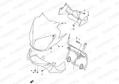 48 - COWL BODY INSTALLATION PARTS (MODEL K2/K3)