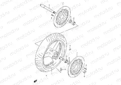 48 - FRONT WHEEL (MODEL V/W/X/Y)