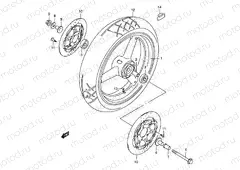 48 - FRONT WHEEL (MODEL W/X/Y/K1/K2)