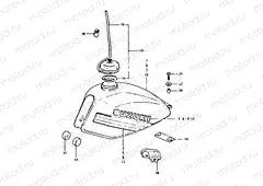 48 - FUEL TANK (DR400SX)