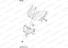 48 - FUEL TANK FRONT COVER