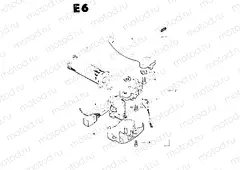 48 - REAR BRAKE LEVER - SWITCH (MODEL D)
