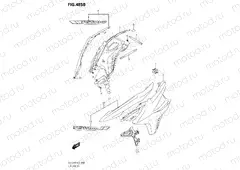 485B - SIDE COWLING (DL650XA,DL650XAUE)