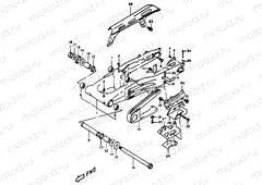 48A - REAR SWINGING ARM (E24)