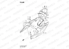 48B - SEAT TAIL COVER (SV1000SK4/S1K4/S2K4)