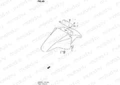 49 - FRONT FENDER (GS500FH)
