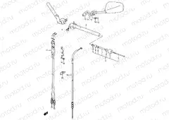 49 - HANDLEBAR (WITH COWLING)