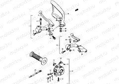 49 - LEFT HANDLE SWITCH (DR500RH)
