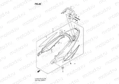 49 - SEAT TAIL COVER (MODEL K8:CWH,EGR)
