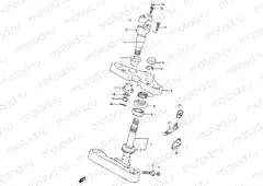 49 - STEERING STEM (MODEL N/P/R)