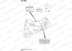 496B - LABEL (GSX1300RAZL4 E28)