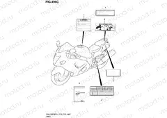 496C - LABEL (GSX1300RAZL4 E33)