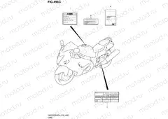 496C - LABEL (GSX1300RAZUFL4 E19)