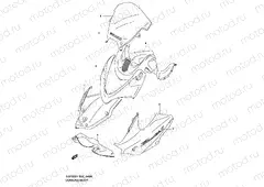 49A - COWLING BODY (GSF600SK2/SUK2)