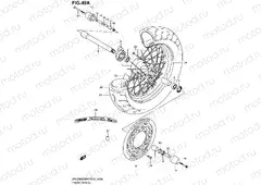 49A - FRONT WHEEL (MODEL K7/K8/K9)