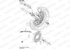 49A - FRONT WHEEL (MODEL K7/K8/K9)