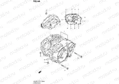 4A - CRANKCASE (GS125SUY/SUK1 P91)