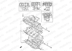 4A - CRANKCASE (MODEL W/X)