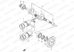 4A - CRANKSHAFT (MODEL AY50 K1/K2)