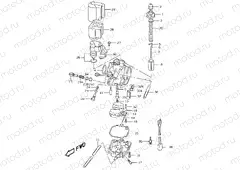 5 - CARBURETOR (MODEL AY50W/WR V/W/X/Y)