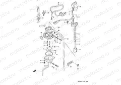 5 - CARBURETOR (MODEL L E41 ~E.NO.211604)
