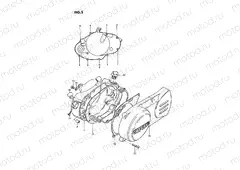 5 - CRANKCASE COVER (E43)