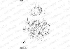 5 - CRANKCASE COVER (GS125ESX/SX/SUX/ESY)
