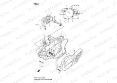 5 - CRANKCASE COVER- WATER PUMP