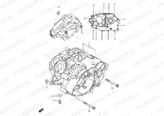 5 - CRANKCASE (GS125SR,GS125ESD/ESF/ESK/ESL/ESM/ESR)