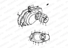 5 - CRANKCASE RH COVER