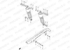 50 - CHAIN CASE - SHOCK ABSORBER