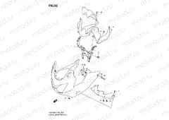 50 - COWLING INSTALLATION PARTS (GSF650S/SU/SA/SUA)