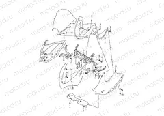 50 - COWLING INSTALLATION PARTS (WITH COWLING)