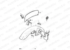 50 - FRONT FENDER (E06, E13, E14, E24, E30)