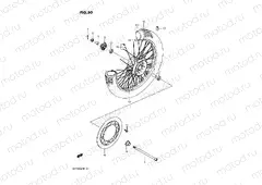 50 - FRONT WHEEL (MODEL F/G)
