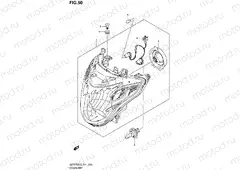 50 - HEADLAMP (GSR750L3 E21)