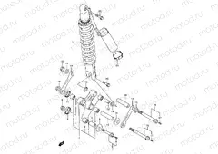 50 - REAR CUSHION LEVER