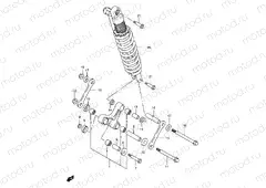 50 - REAR CUSHION LEVER