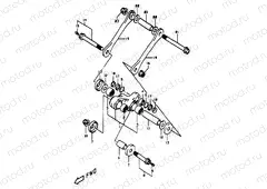 50 - REAR CUSHION LEVER